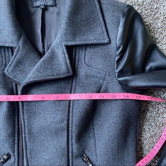 Lady Dutch high society biker style jacket faux leather - Picture 12 of 12